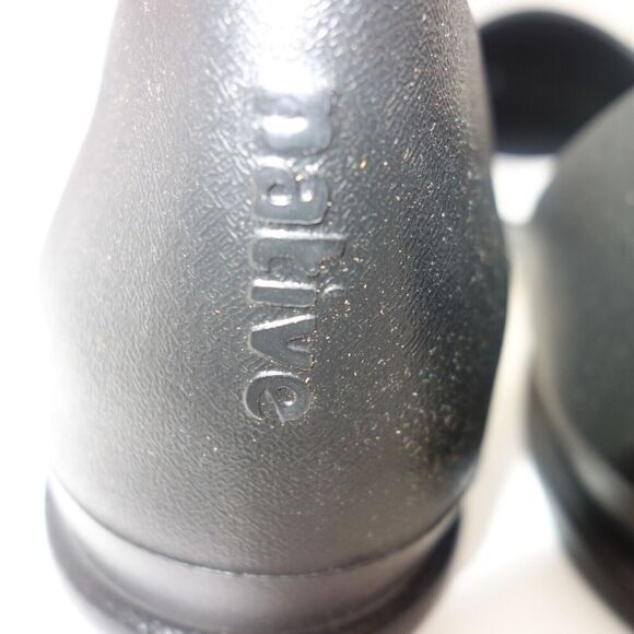 NEW Native Audrey Black Rubber Flats Slip On Dress Shoes Women's Size 5 - Picture 8 of 9